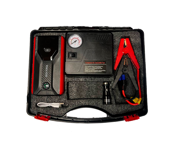 Пусковое устройство + компрессор JEEP Пиковый ток 1800 А